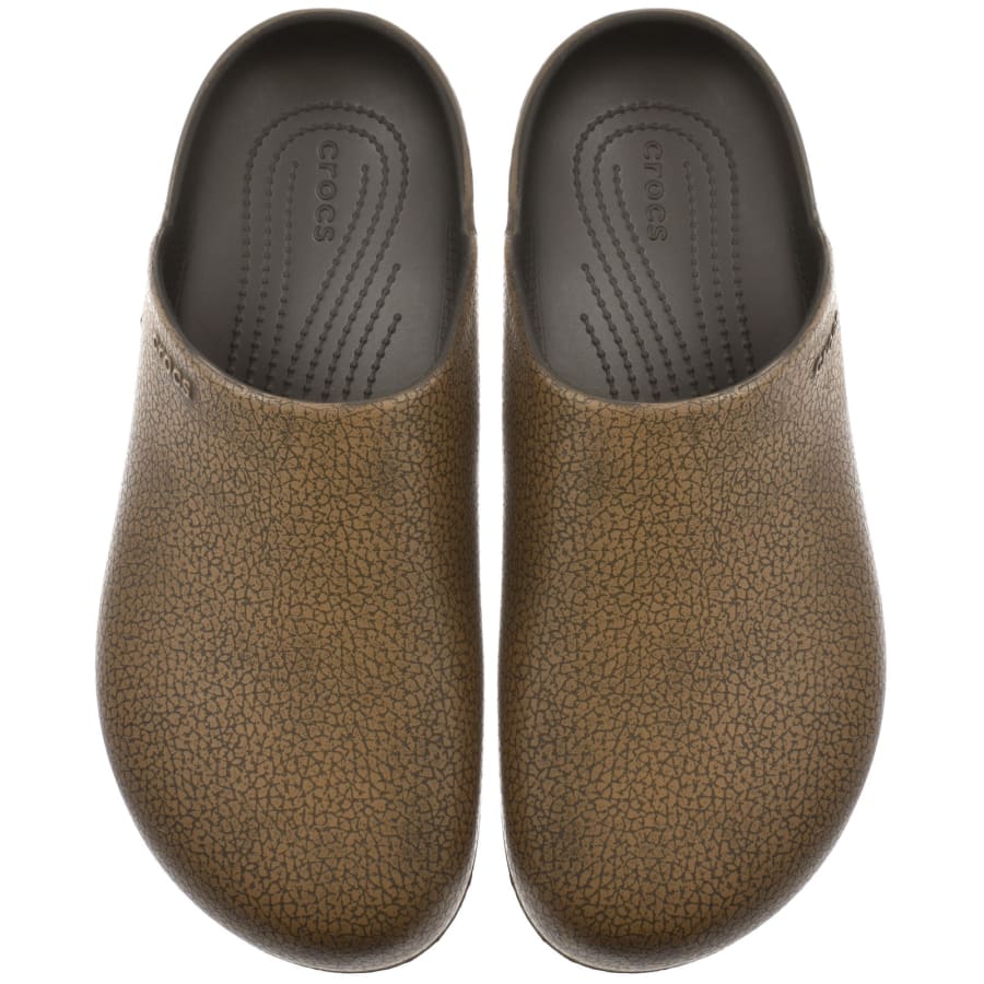 Crocs Dylan Burnished Clogs Brown Mainline Menswear